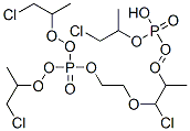 2-[2-[bis(1-chloropropan-2-yloxy)phosphoryloxy]ethoxy-(1-chloropropan- 2-yloxy)phosphoryl]oxy-1-chloro-propane Structure