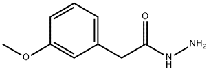 2-(3-メトキシフェニル)エタノヒドラジド 化学構造式