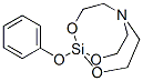 1-Phenoxy-1-sila-2,8,9-trioxa-5-azabicyclo[3.3.3]undecane Struktur