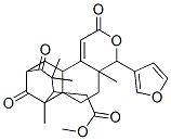 4-(3-Furyl)-4,4a,5,6,6a,7,8,9,10,11,12,12a-dodecahydro-4a,7,9,9-tetramethyl-2,10,13-trioxo-7,11-methano-2H-cycloocta[f][2]benzopyran-8-acetic acid methyl ester 结构式