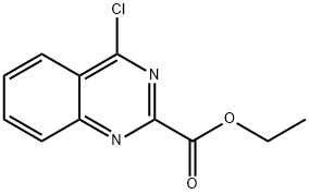 4-氯喹唑啉-2-甲酸乙酯 结构式