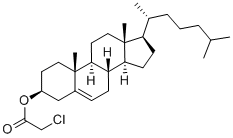 氯乙酸胆固醇, 3464-50-4, 结构式