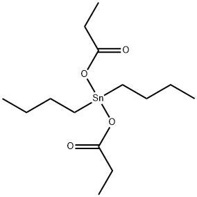 Bispropionic acid dibutyltin(IV) salt Struktur