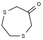 1,4-二硫杂环庚烷-6-酮, 34654-19-8, 结构式
