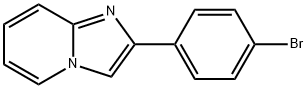 2-(4-Bromophenyl)imidazo[1,2-a]pyridine Struktur