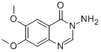 3-氨基-6,7-二甲氧基-4(3H)-喹唑啉酮, 34659-16-0, 结构式