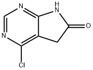 4-chloro-5H-pyrrolo[2,3-d]pyrimidin-6(7H)-one Structure