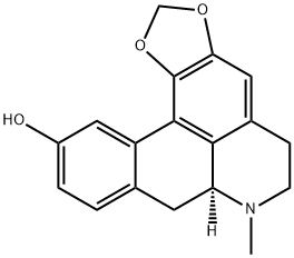 [7aS,(+)]-6,7,7a,8-Tetrahydro-7-methyl-5H-benzo[g]-1,3-benzodioxolo[6,5,4-de]quinoline-11-ol Struktur