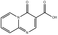 4-オキソ-4H-ピリド[1,2-A]ピリミジン-3-カルボン酸 化学構造式