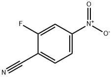 2-フルオロ-4-ニトロベンゾニトリル 化学構造式
