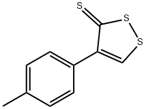 4-(4-methylphenyl)dithiole-3-thione 结构式