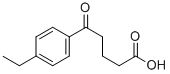 5-(4-エチルフェニル)-5-オキソ吉草酸 化学構造式