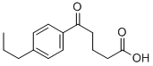 5-氧代-5-(4-丙基苯基)戊酸, 34670-05-8, 结构式