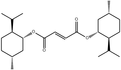 フマル酸ビス[(1R,3R,4S)-p-メンタン-3-イル] 化学構造式