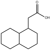 (DECAHYDRO-NAPHTHALEN-1-YL)-ACETIC ACID Struktur