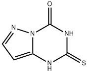 2 - 硫代-2,3 - 二氢吡唑并[1,5-Α] [1,3,5]三嗪-4(1H) - 酮, 34682-99-0, 结构式