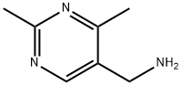 (2,4 - 二甲基嘧啶 - 5 - 基)甲胺, 34684-92-9, 结构式