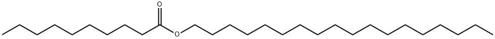 癸酸十八酯, 34689-06-0, 结构式