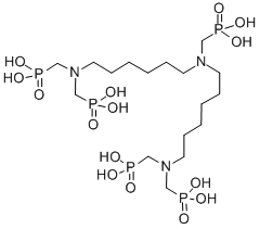二己烯三胺五甲叉膦酸,34690-00-1,结构式
