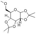 6-O-methyl-1,2,3,4-di-O-isopropylidene-D-galactopyranose Struktur