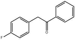 2-(4-氟苯基)苯乙酮 结构式