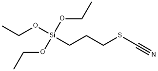 3-硫氰基丙基三乙氧基硅烷,34708-08-2,结构式