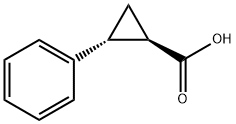 (1R)-2α-Phenylcyclopropane-1β-carboxylic acid Structure