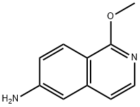 1-甲氧基异喹啉-6-胺 结构式