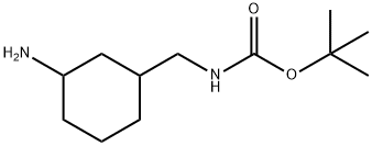 (t-Butoxy)-N-[(3-aminocyclohexyl)methyl]carboxamide Struktur