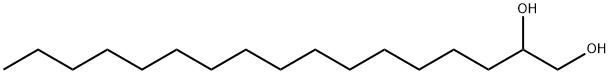 1,2-ヘプタデカンジオール 化学構造式