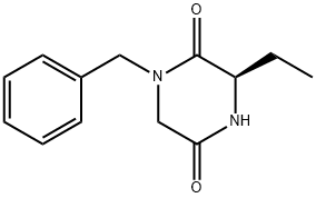 1-BENZYL-3(R)-ETHYL-PIPERAZINE-2,5-DIONE Structure