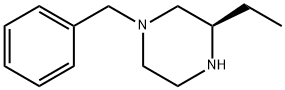 (R)-3-乙基-1-苯甲基哌嗪, 347195-55-5, 结构式