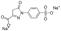 3-羧基-1-(4-磺酸苯基)-5-吡唑啉酮二钠盐, 3473-75-4, 结构式