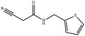 2-cyano-N-(2-thienylmethyl)acetamide Structure