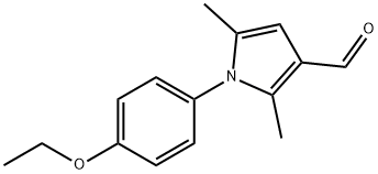 1-(4-ETHOXY-PHENYL)-2,5-DIMETHYL-1H-PYRROLE-3-CARBALDEHYDE Structure