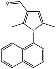 2,5-二甲基-1-(萘-1-基)-1H-吡咯-3-甲醛,347332-11-0,结构式