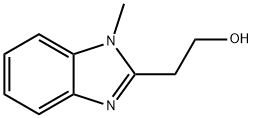 2-(1-甲基-1H-苯并[D]咪唑-2-基)乙醇,34734-29-7,结构式