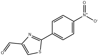 2-(4-硝基苯基)噻唑-4-甲醛, 3474-89-3, 结构式