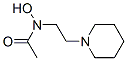 Acetamide,  N-hydroxy-N-[2-(1-piperidinyl)ethyl]- Structure