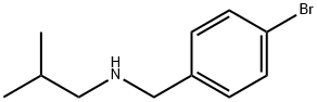 N-(4-溴苄基)-2-甲基丙基-1-胺盐酸盐, 347406-07-9, 结构式