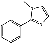 1-甲基-2-苯基咪唑, 3475-07-8, 结构式