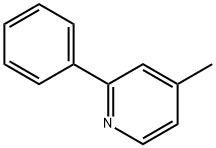 4-甲基-2-苯基吡啶, 3475-21-6, 结构式