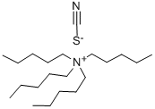 硫氰酸四戊基铵, 3475-60-3, 结构式
