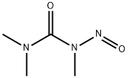 1,3,3-トリメチル-1-ニトロソ尿素 化学構造式