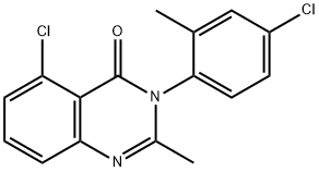 5-Chloro-3-(4-chloro-2-methylphenyl)-2-methylquinazolin-4(3H)-one Struktur