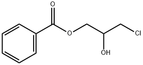 1-Benzoyloxy-3-chloropropan-2-ol Struktur