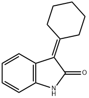 3-cyclohexylidene-1,3-dihydro-indol-2-one Struktur