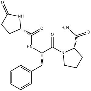 pyroglutamyl-phenylalanyl-prolinamide Structure