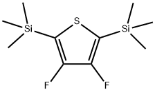 3,4-二氟-2,5-双(三甲基硅基)噻吩, 347838-12-4, 结构式