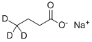 酪酸ナトリウム-4,4,4-D3 化学構造式
